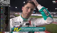 'This is a team win for sure' - Denny Hamlin after his fifth career win at Richmond